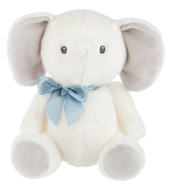 Lucky White Elephant with Blue