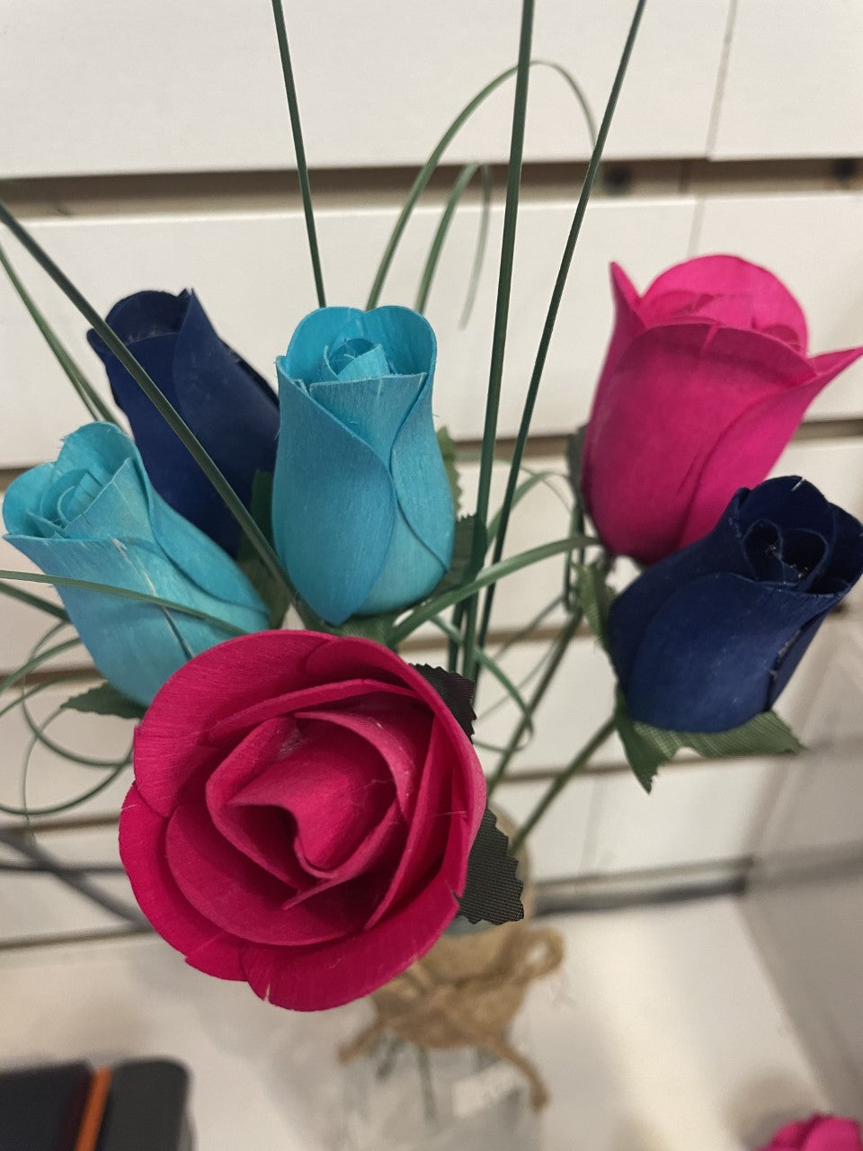 Wooden Roses - Half Dozen