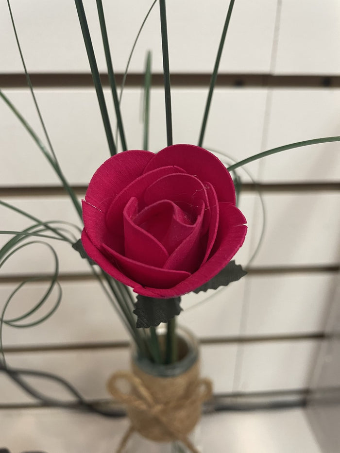 Single Wooden Roses